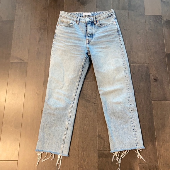 Zara Jeans Dupe Agolde Riley 